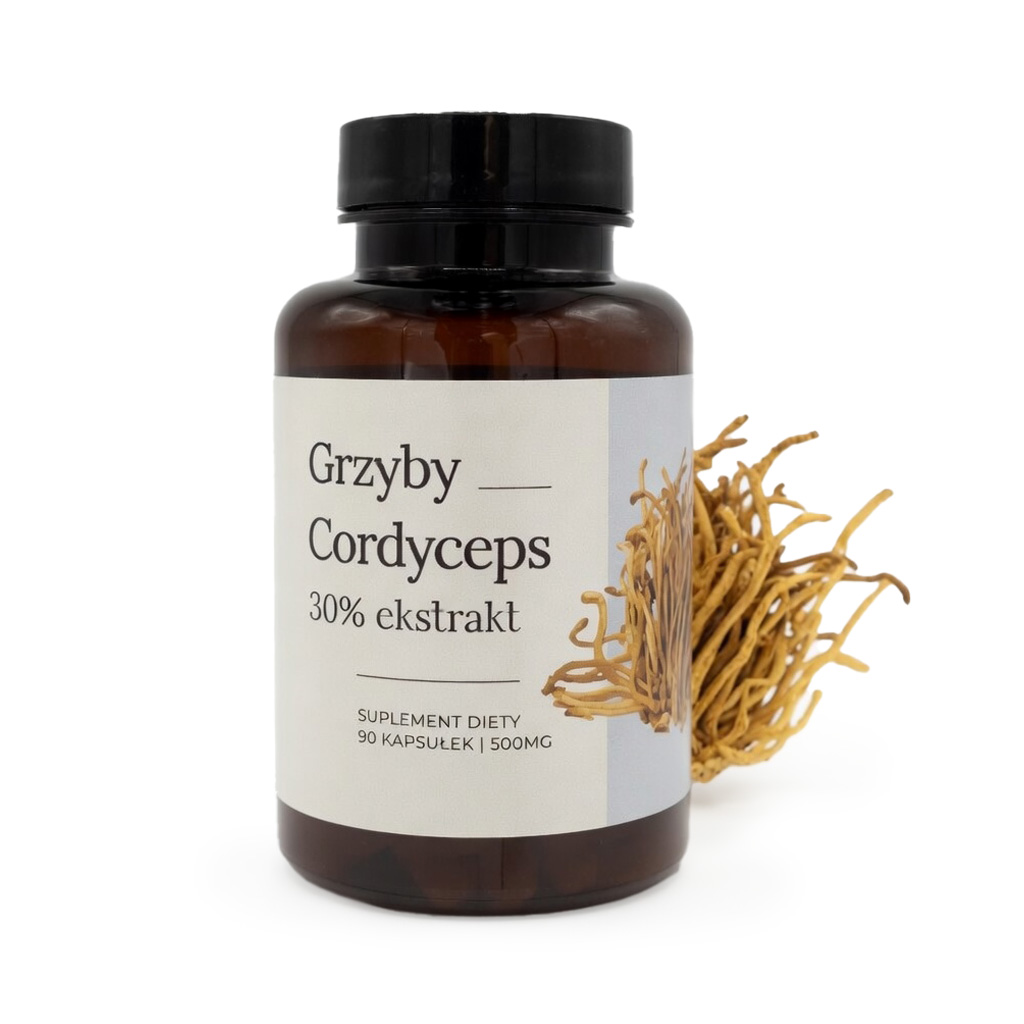 Grzyby Cordyceps 90 kaps. 500mg