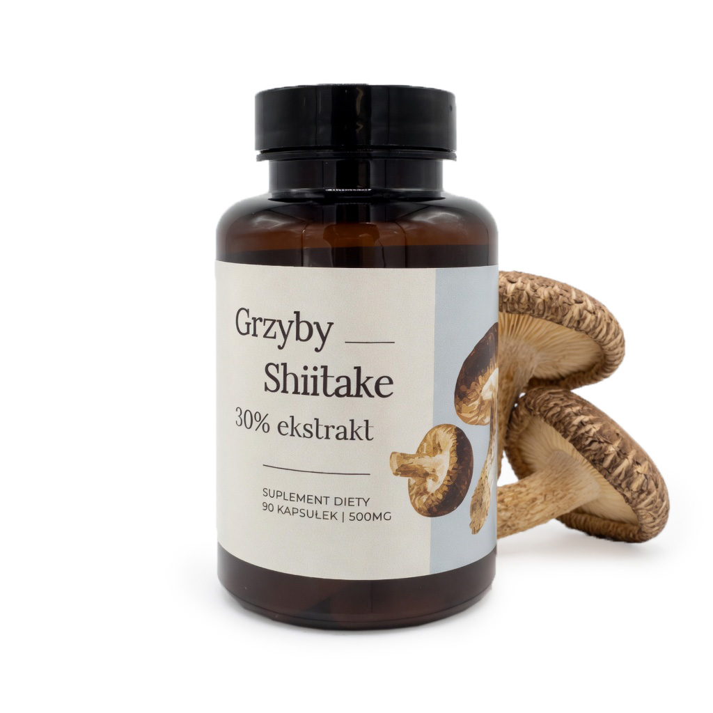 Grzyby Shiitake 90 kaps. 500mg