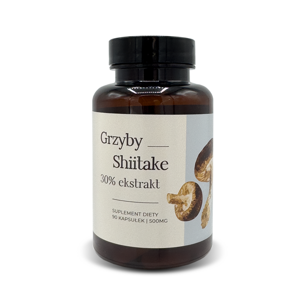 Grzyby Shiitake 90 kaps. 500mg