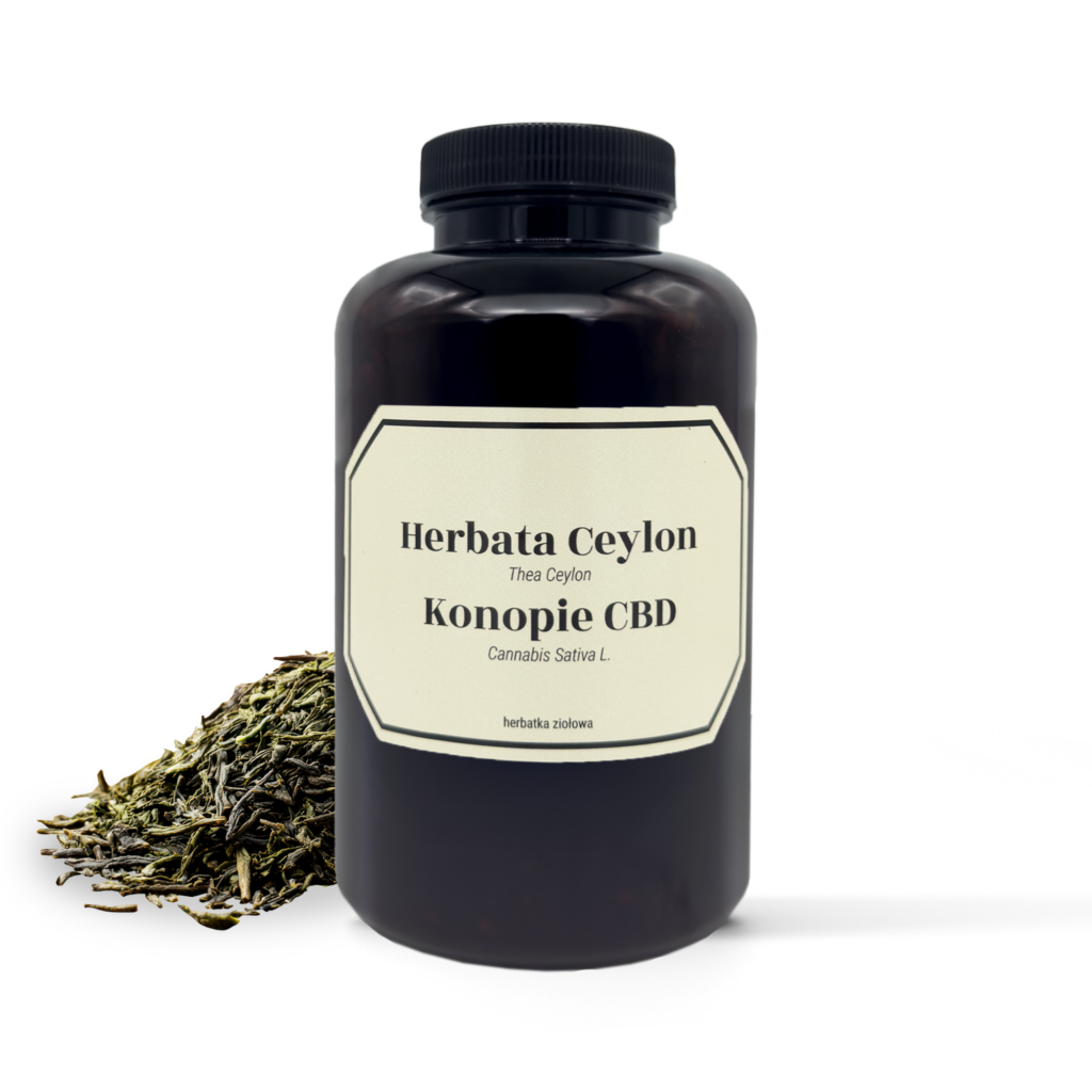 Herbata czarna ceylon z konopią