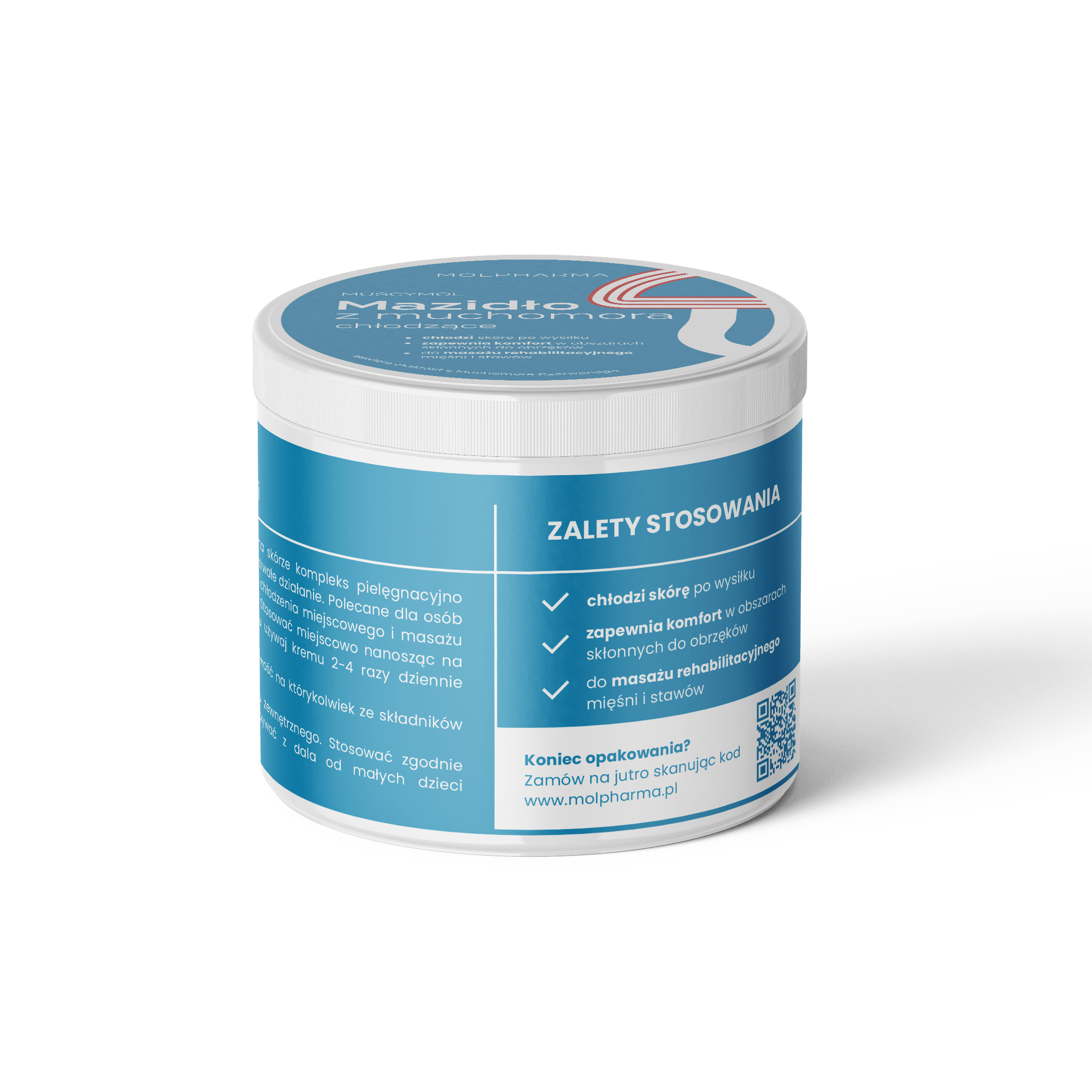 Mazidło z muchomora chłodzące