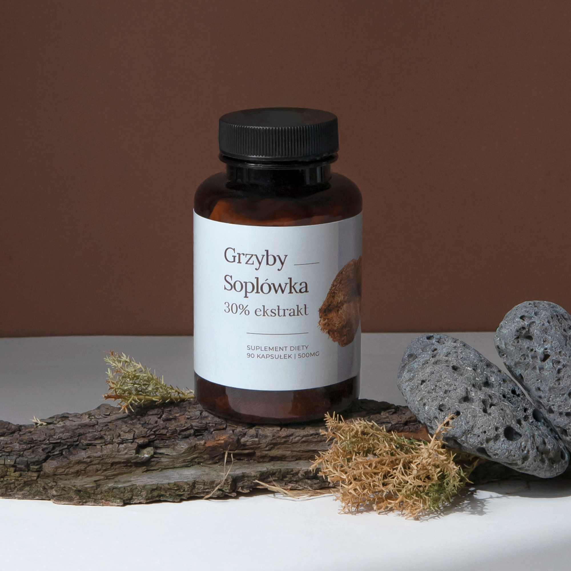 Grzyby Soplówka 90 kaps. 500mg - obrazek 4