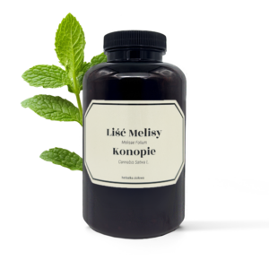 Herbata ziołowa - liść melisy z konopiami