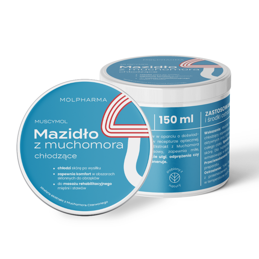 Mazidło z muchomora chłodzące