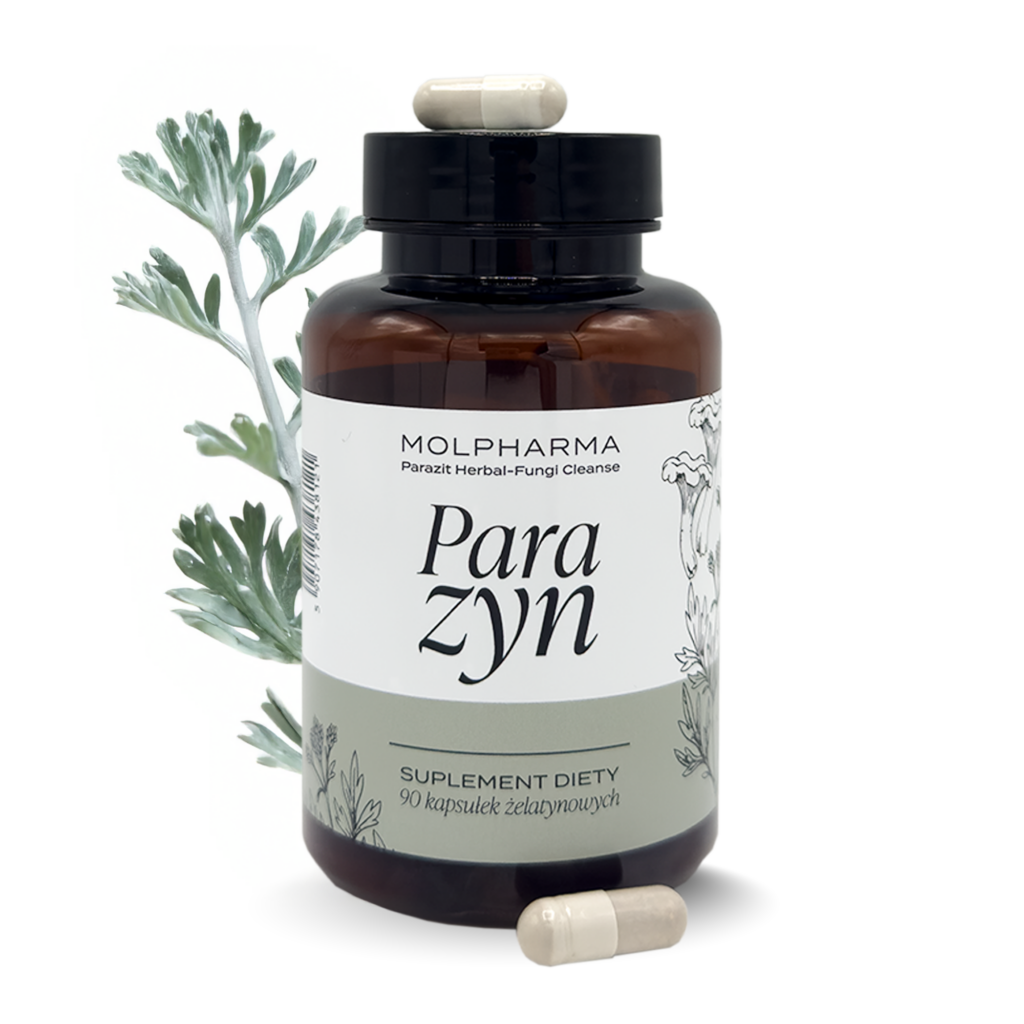 Parazyn - suplement diety z piołunem, kurkami i goździkami 90 kaps.