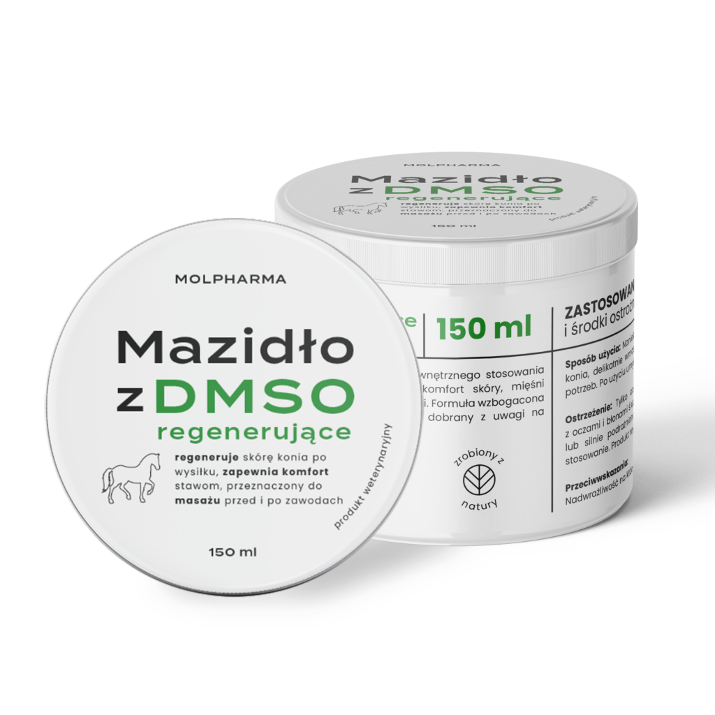 Mazidło regenerujące z DMSO dla koni