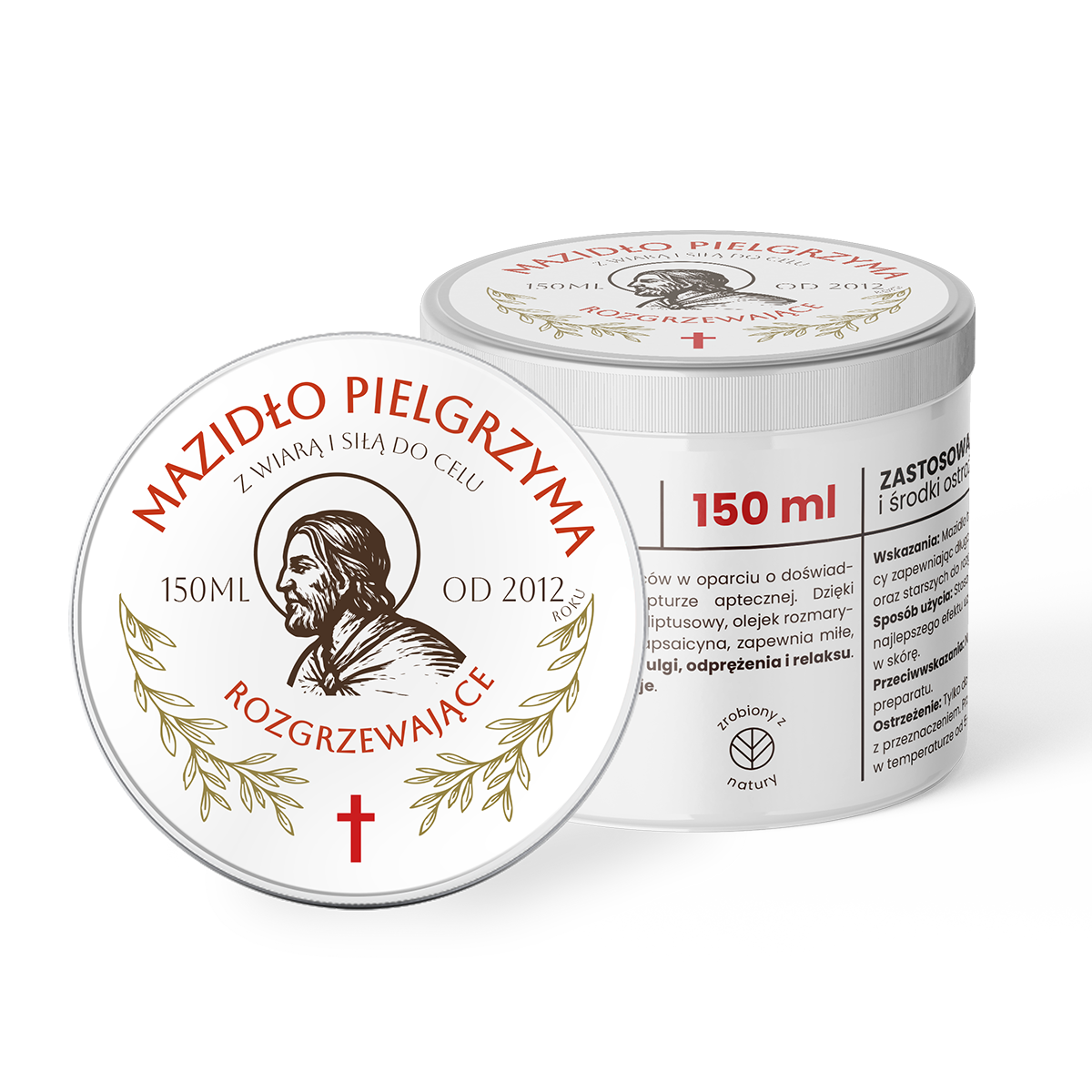 Mazidło pielgrzyma rozgrzewające